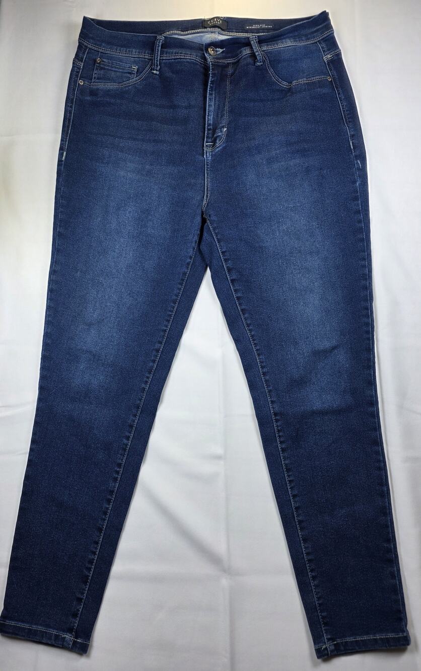 Liz Claiborne City Fit Skinny Boyfriend Jeans Size 16